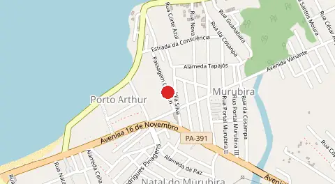 Mapa de Porto Arthur