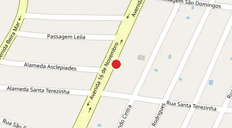 Mapa da localização