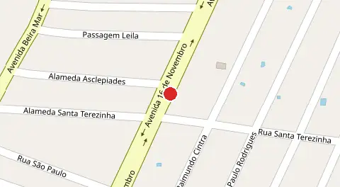 Mapa da localização