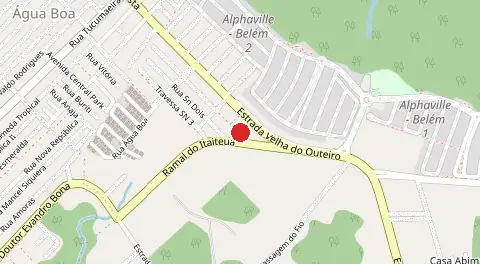 Mapa de Loteamento Parque Situacao