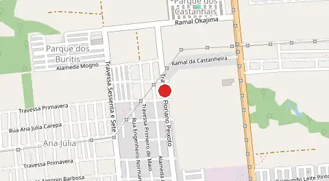 Mapa de Novo Estrela