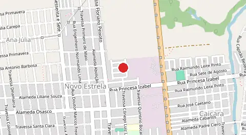 Mapa de Bairro Novo Estrela