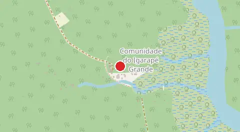 Mapa de Ilha João Pilatos Comunidade Igarape Grande