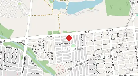 Mapa de Fonte Boa Ipê Rosa