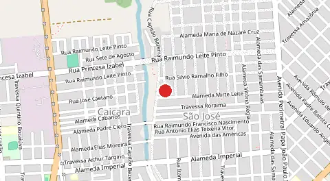 Mapa de Caicara