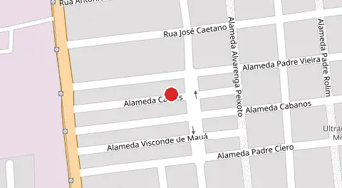 Mapa da localização