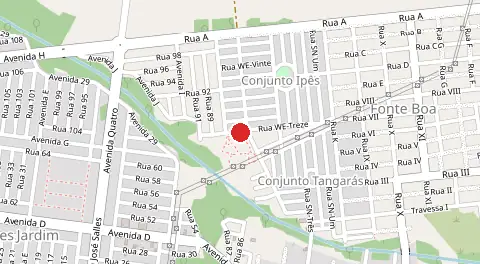 Mapa de Residencial Salles Jardins