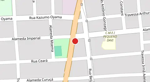Mapa da localização
