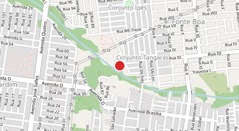 Mapa de Fonte Boa Tangaras