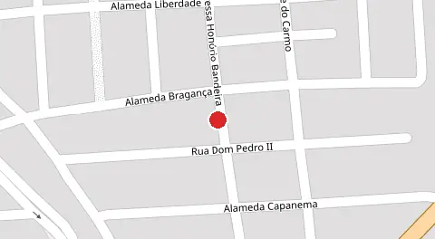 Mapa da localização