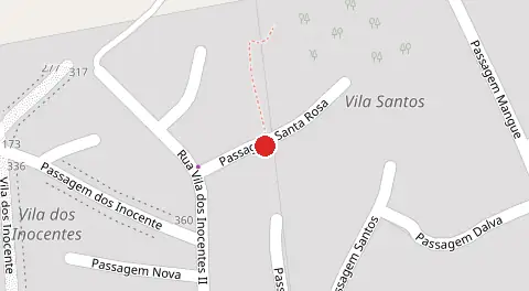 Mapa da localização
