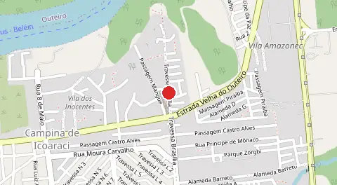 Mapa de Campina de Icoaraci