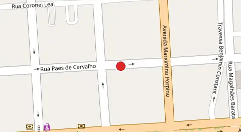 Mapa da localização
