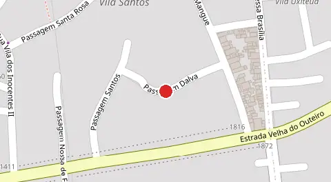 Mapa da localização