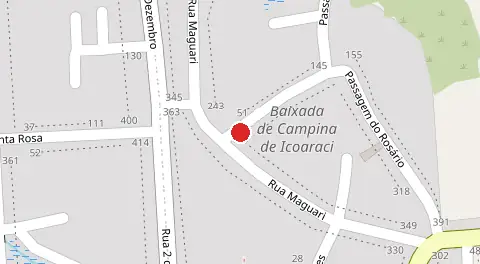 Mapa da localização