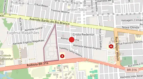 Mapa de Bairro Cristo Redentor