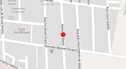 Mapa da localização