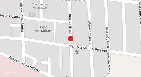 Mapa da localização