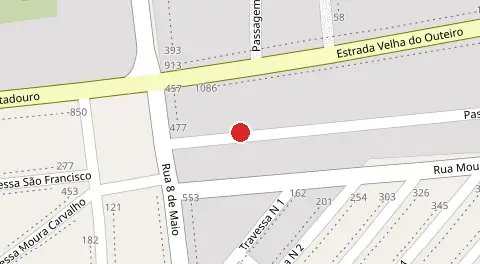 Mapa da localização