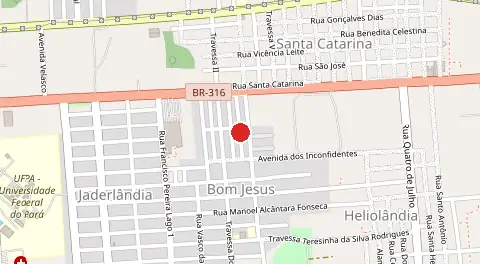 Mapa de Bom Jesus