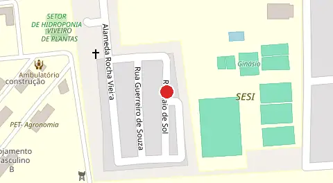 Mapa da localização