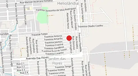 Mapa de Jardim das Flores