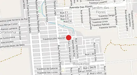 Mapa de Bairro Rouxinol