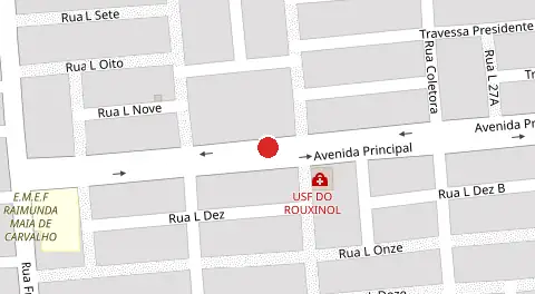 Mapa da localização