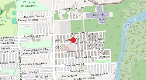 Mapa de Tenone