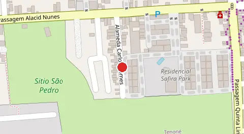 Mapa da localização