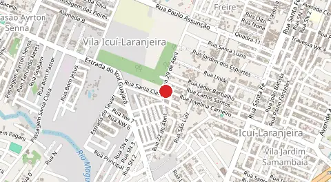 Mapa de Loteamento Santa Maria
