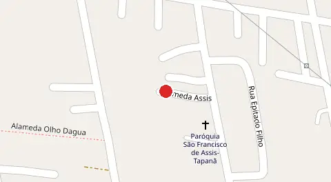 Mapa da localização