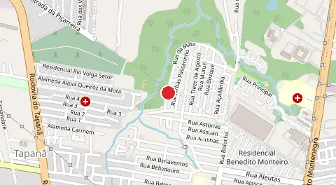 Mapa de Conjunto Residencial Canarinho