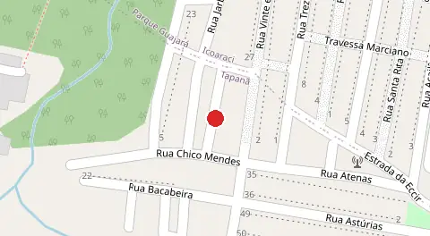 Mapa da localização