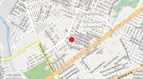 Mapa de Jardim Samambaia