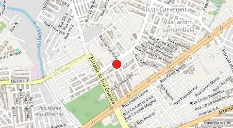 Mapa de Loteamento Cristo Rei