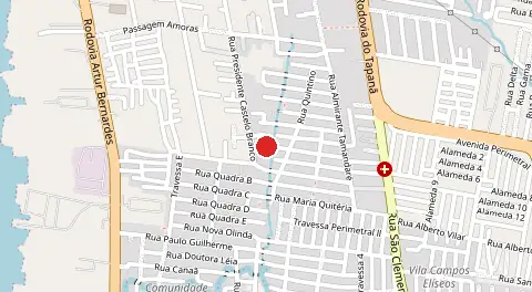 Mapa de Tapana Quadra 21
