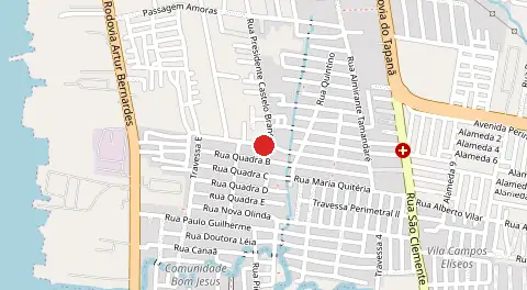 Mapa de Park Artur Bernardes