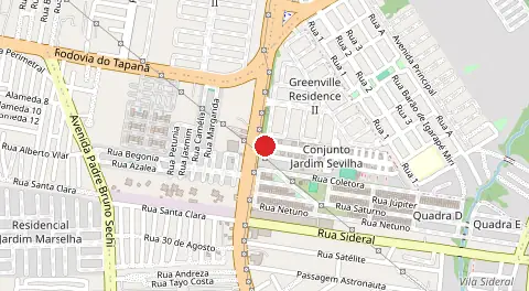 Mapa de Conjunto Jardim Sevilha