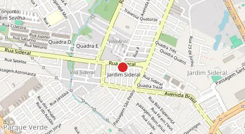 Mapa de Jardim Sideral