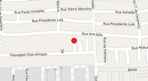 Mapa da localização