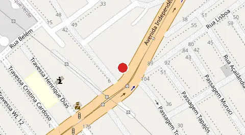 Mapa da localização