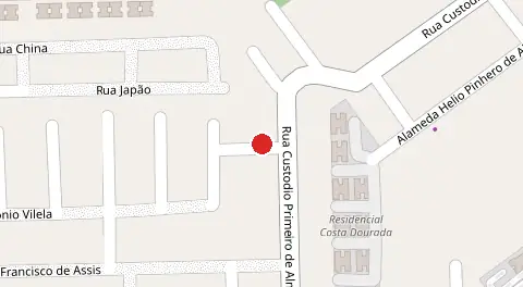 Mapa da localização
