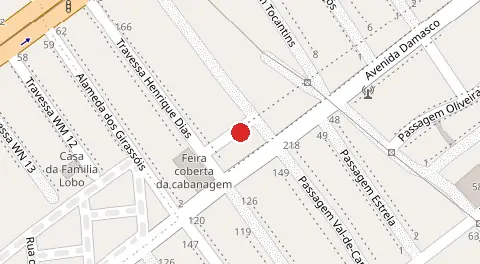 Mapa da localização
