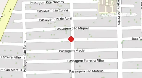 Mapa da localização