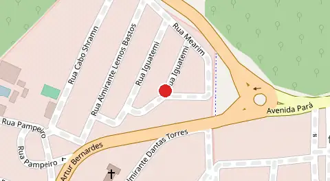 Mapa da localização
