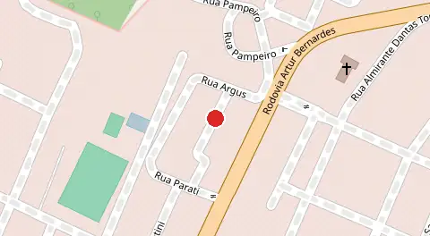 Mapa da localização