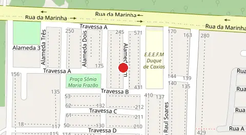 Mapa da localização