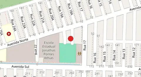 Mapa da localização