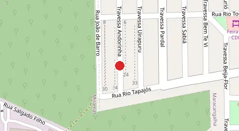 Mapa da localização